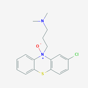 molecular formula C17H19ClN2OS B1202972 3-(2-氯-10-氧化-10-吩噻嗪-10-基)-N,N-二甲基-1-丙胺 