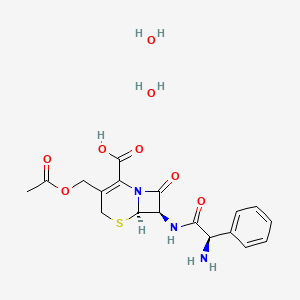 molecular formula C18H23N3O8S B1202983 卡福辛 CAS No. 22202-75-1