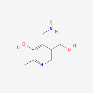 molecular formula C8H12N2O2 B1203002 吡哆胺 CAS No. 85-87-0