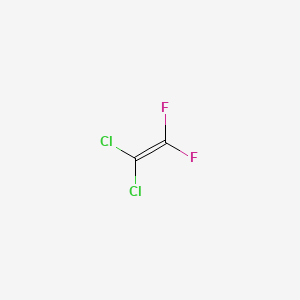 molecular formula C2Cl2F2 B1203012 1,1-二氯-2,2-二氟乙烯 CAS No. 79-35-6