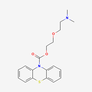 molecular formula C19H22N2O3S B1203018 二甲氧沙那特 CAS No. 477-93-0