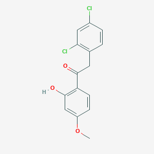 2-(2,4-Dichlorophenyl)-1-(2-hydroxy-4-methoxyphenyl)ethanone