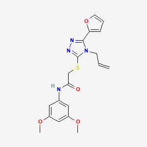 N-(3,5-dimethoxyphenyl)-2-{[5-(furan-2-yl)-4-(prop-2-en-1-yl)-4H-1,2,4-triazol-3-yl]sulfanyl}acetamide