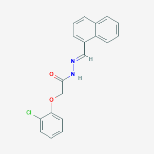 2-(2-chlorophenoxy)-N'-[(E)-1-naphthylmethylidene]acetohydrazide