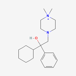molecular formula C20H33N2O+ B1203108 六环素 CAS No. 6004-98-4