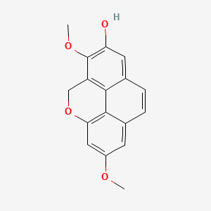 molecular formula C17H14O4 B1203129 农杆菌素 CAS No. 116174-99-3
