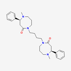 molecular formula C30H42N4O2 B1203132 Homaline CAS No. 20410-93-9