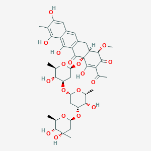 molecular formula C41H52O18 B1203136 Premithramycin A3 