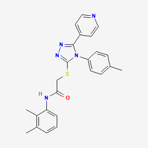 N-(2,3-dimethylphenyl)-2-{[4-(4-methylphenyl)-5-(pyridin-4-yl)-4H-1,2,4-triazol-3-yl]sulfanyl}acetamide