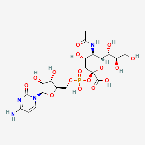 molecular formula C20H31N4O16P B1203138 cytidine monophosphate N-acetylneuraminic acid CAS No. 22-12-8