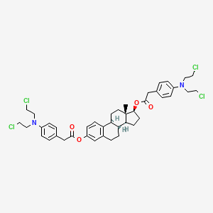 molecular formula C42H50Cl4N2O4 B1203151 Estradiol mustard CAS No. 22966-79-6