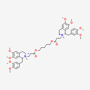 molecular formula C53H72N2O12+2 B1203153 阿曲库铵 CAS No. 64228-79-1