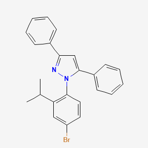 1-(4-Bromo-2-isopropylphenyl)-3,5-diphenyl-1H-pyrazole