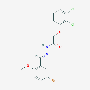 N'-(5-Bromo-2-methoxybenzylidene)-2-(2,3-dichlorophenoxy)acetohydrazide