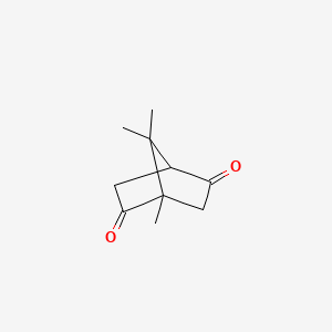 molecular formula C10H14O2 B1203181 1,7,7-三甲基双环[2.2.1]庚烷-2,5-二酮 CAS No. 4230-32-4