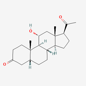 B1203183 11alpha-Hydroxy-5beta-pregnane-3,20-dione CAS No. 565-93-5