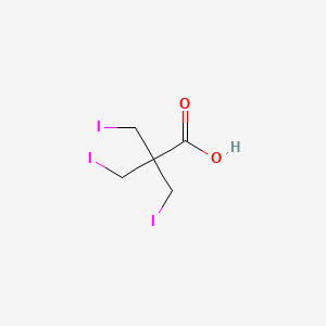 B1203189 Tris-iodomethylacetic acid CAS No. 78891-96-0