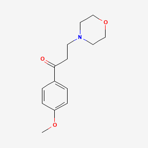 molecular formula C14H19NO3 B1203196 4'-甲氧基-3-吗啉代丙苯酮 CAS No. 5770-77-4