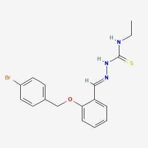 2-((4-Bromobenzyl)oxy)benzaldehyde N-ethylthiosemicarbazone