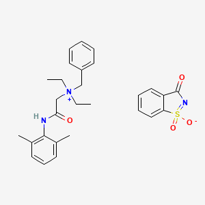 molecular formula C28H33N3O4S B1203227 Denatonium saccharide CAS No. 90823-38-4