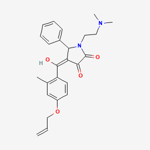 4-[4-(allyloxy)-2-methylbenzoyl]-1-[2-(dimethylamino)ethyl]-3-hydroxy-5-phenyl-1,5-dihydro-2H-pyrrol-2-one