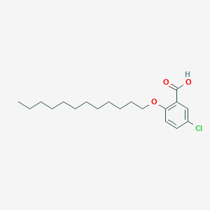 Benzoic acid, 5-chloro-2-(dodecyloxy)-