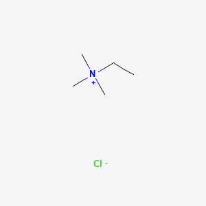 molecular formula C5H14ClN B1203266 Ethyltrimethylammonium chloride CAS No. 27697-51-4