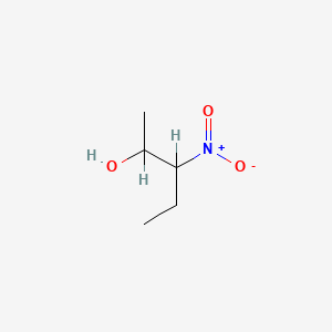molecular formula C5H11NO3 B1203288 3-Nitro-2-pentanol CAS No. 5447-99-4