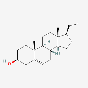 molecular formula C21H34O B1203289 3β-羟基孕烯-5-烯 CAS No. 2862-58-0