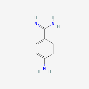B1203292 4-Aminobenzamidine CAS No. 3858-83-1