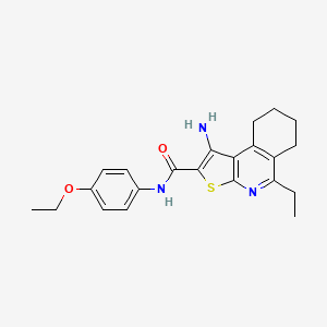 1-amino-N-(4-ethoxyphenyl)-5-ethyl-6,7,8,9-tetrahydrothieno[2,3-c]isoquinoline-2-carboxamide