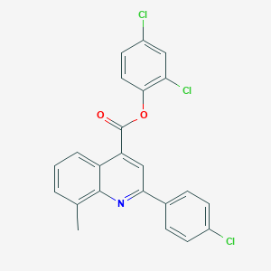 2,4-Dichlorophenyl 2-(4-chlorophenyl)-8-methylquinoline-4-carboxylate