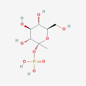 molecular formula C7H15O9P B1203324 Heptulose-2-Phosphate CAS No. 92642-58-5