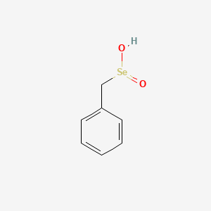 molecular formula C7H8O2Se B1203327 Phenylmethaneselenic acid CAS No. 66361-08-8