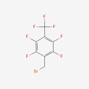 molecular formula C8H2BrF7 B1203332 1-(溴甲基)-2,3,5,6-四氟-4-(三氟甲基)苯 CAS No. 76437-40-6