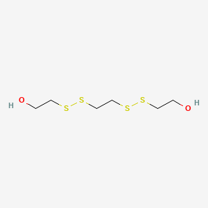 molecular formula C6H14O2S4 B1203335 Ethylene-2,2'-bis(dithio)bis(ethanol) CAS No. 83791-86-0