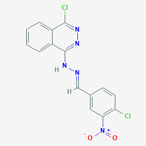 4-Chloro-3-nitrobenzaldehyde (4-chloro-1-phthalazinyl)hydrazone