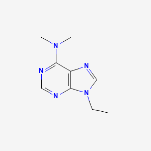 B1203352 9H-Purin-6-amine, 9-ethyl-N,N-dimethyl- CAS No. 5427-22-5