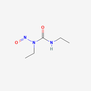 B1203355 1,3-Diethyl-1-nitrosourea CAS No. 49540-32-1