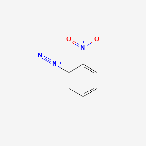 molecular formula C6H4N3O2+ B1203363 2-硝基苯重氮 CAS No. 25910-37-6