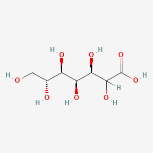 B1203367 (2xi)-D-gluco-heptonic acid CAS No. 23351-51-1