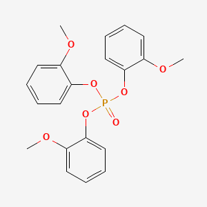 molecular formula C21H21O7P B1203371 愈创木酚磷酸盐 CAS No. 563-03-1