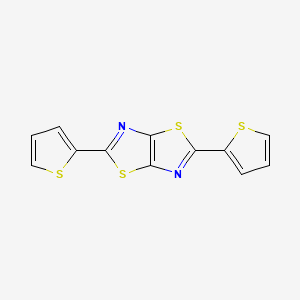 molecular formula C12H6N2S4 B1203376 2,5-双(2-噻吩基)噻唑并[5,4-d]噻唑 CAS No. 29608-87-5