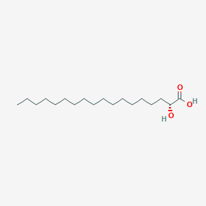 molecular formula C18H36O3 B1203378 (R)-2-羟基硬脂酸 CAS No. 26633-48-7