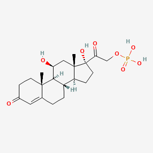 B1203383 Hydrocortisone phosphate CAS No. 3863-59-0
