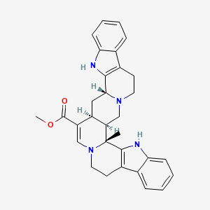 molecular formula C31H32N4O2 B1203386 罗布麻碱 B CAS No. 27932-46-3