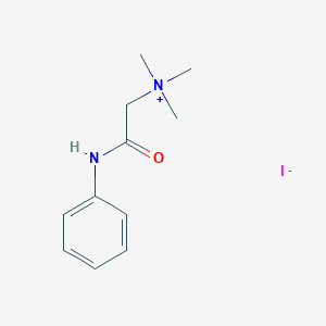 molecular formula C11H17IN2O B120339 （苯甲酰甲基）-三甲基碘化铵 CAS No. 22913-17-3