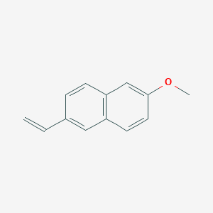 molecular formula C13H12O B1203395 2-甲氧基-6-乙烯基萘 CAS No. 63444-51-9