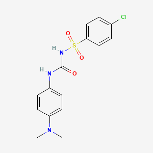 molecular formula C15H16ClN3O3S B1203405 格列帕胺 CAS No. 5581-42-0