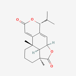 molecular formula C19H24O4 B1203407 Nagilactone F CAS No. 36912-00-2